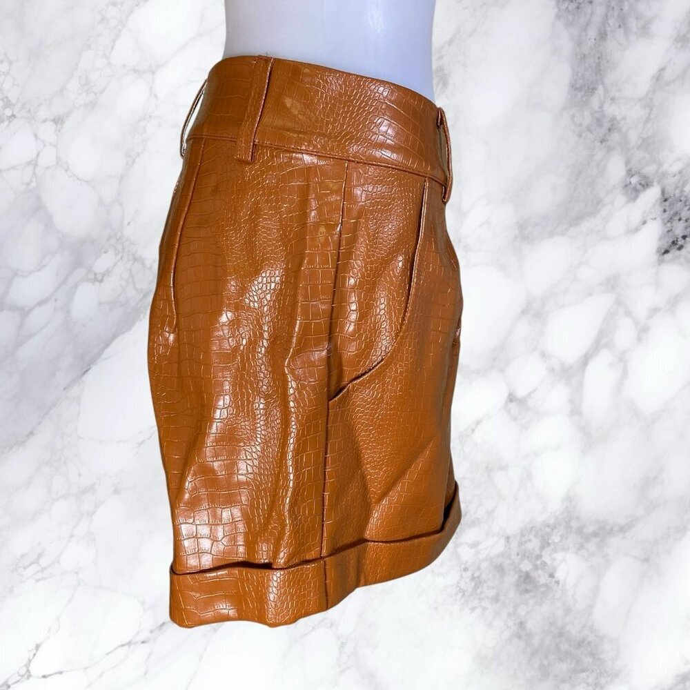 Superdown Dominica Python Shorts - Brown - image 8